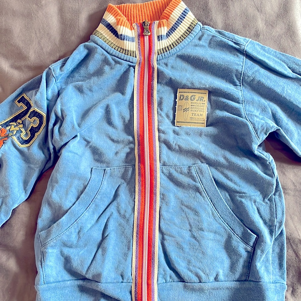 D&G boys Zip up top